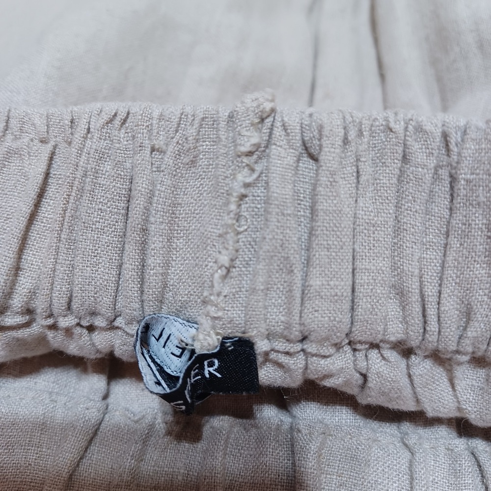 Eileen Fisher Organic Linen Maxi Skirt Womens L Pockets Luxe Lagenlook Capsule - Picture 6 of 6